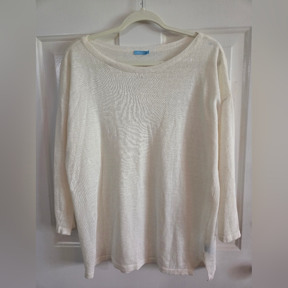 J.McLaughlin Linen Sweater Size M